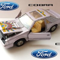 Ford Mustang Cobra Pull Back - Мащаб 1:38, снимка 1 - Колекции - 44479267