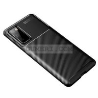 Samsung Galaxy S20 FE (5G) - Противоударен Силиконов Гръб - Карбон, снимка 3 - Калъфи, кейсове - 34202782