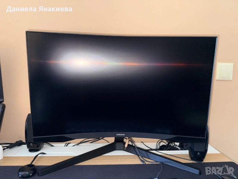 Монитор Samsung C27G55, 27", 144 Hz, снимка 1