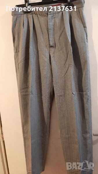 МЪЖКИ СИВ  ПАНТАЛОН - Талия 84, снимка 1