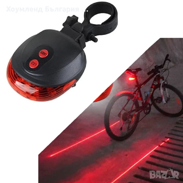 Лазер за колело със 7 режима тип стоп, снимка 1