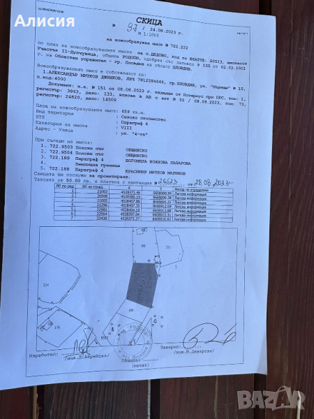 продавам парцел с. дедево, снимка 1