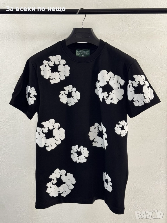 Мъжка Черна Тениска С 3D Щампа Отпред👕Мъжка Блуза С Къс Ръкав Код V.B.29, снимка 1
