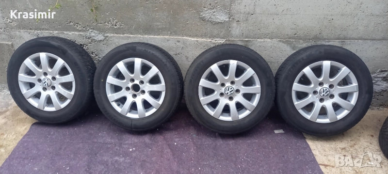 Оригинални VW алуминиеви джанти 15'' 5x112 ET50 – Borbet Germany, снимка 1