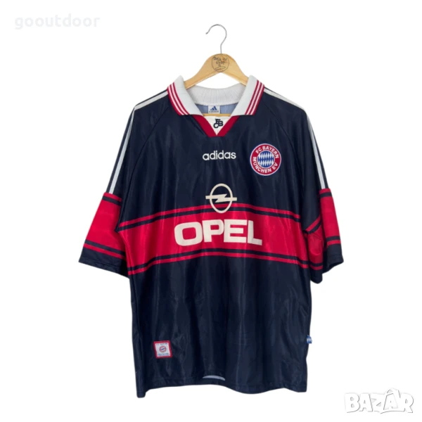 Vintage Adidas Bayern Munich 1997/98/99 футболна тениска (L) , снимка 1