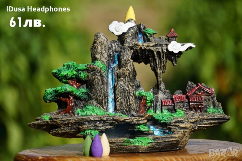 Коледен подарък - Ръчно рисувани кадила с обратен поток на дим, снимка 1