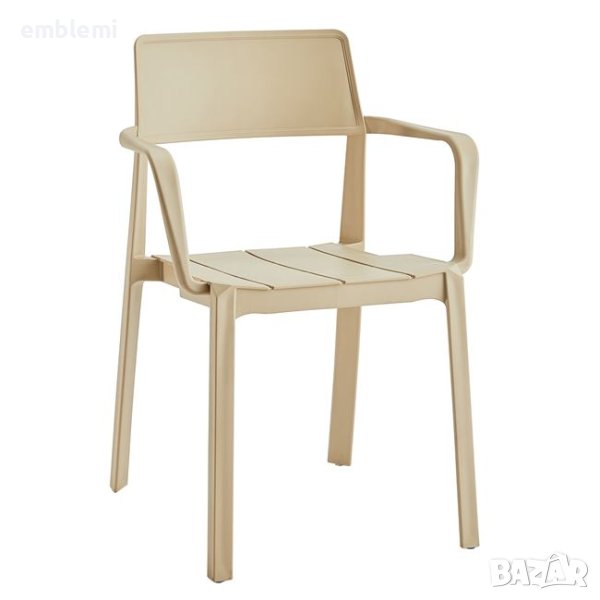 Стол трапезен градински Dianna Крем, снимка 1