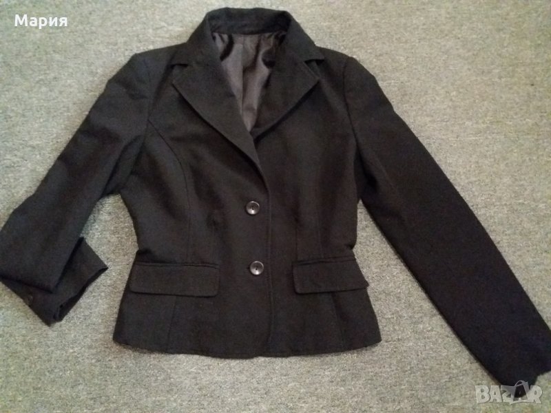 Черно ластично сако S/M - 9 лв, снимка 1