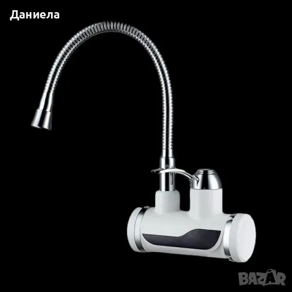 Смесител с проточен бойлер, 3200W, стенен + дисплей + гъвкав чучур, снимка 1