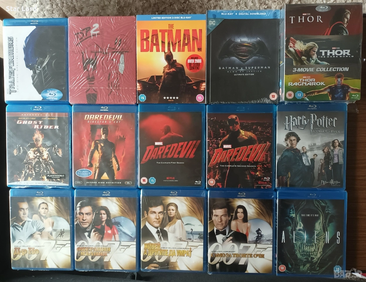 Филми на Blu Ray - Дедпул 2, Батман, Джеймс Бонд, Тор, Петък 13, снимка 1