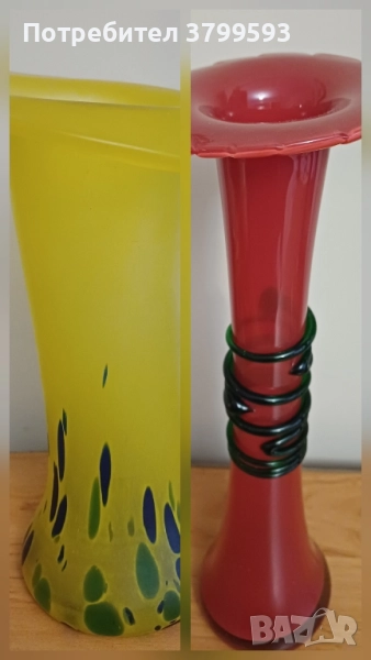 Красиви стъклени вази, снимка 1