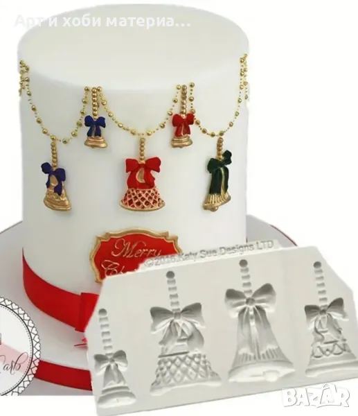 Силиконов молд камбанки , снимка 1