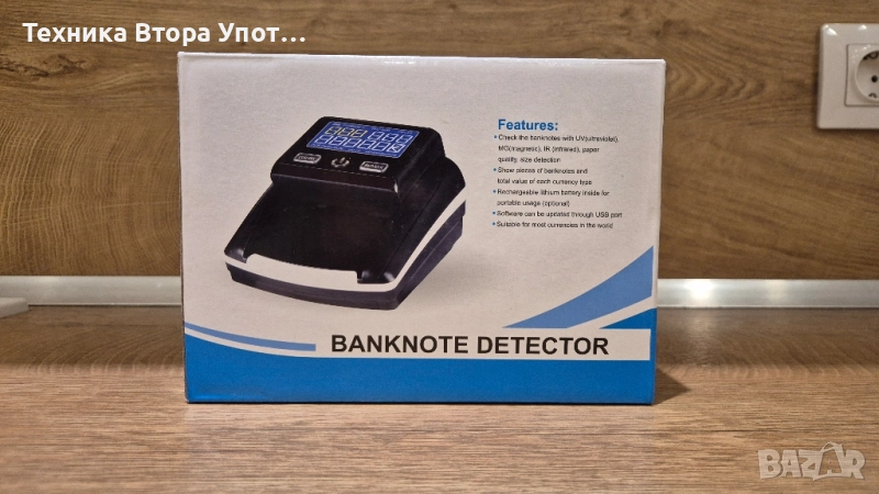 Детектор за фалшиви банкноти EUR/USD, снимка 1