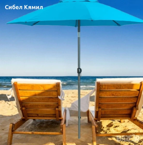 Градински чадър Muhler U5060 – Елегантна защита от слънцето във вашата градина, снимка 1