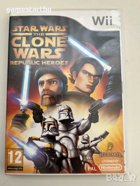 Star Wars: The Clone Wars: Republic Heroes за Wii, снимка 1