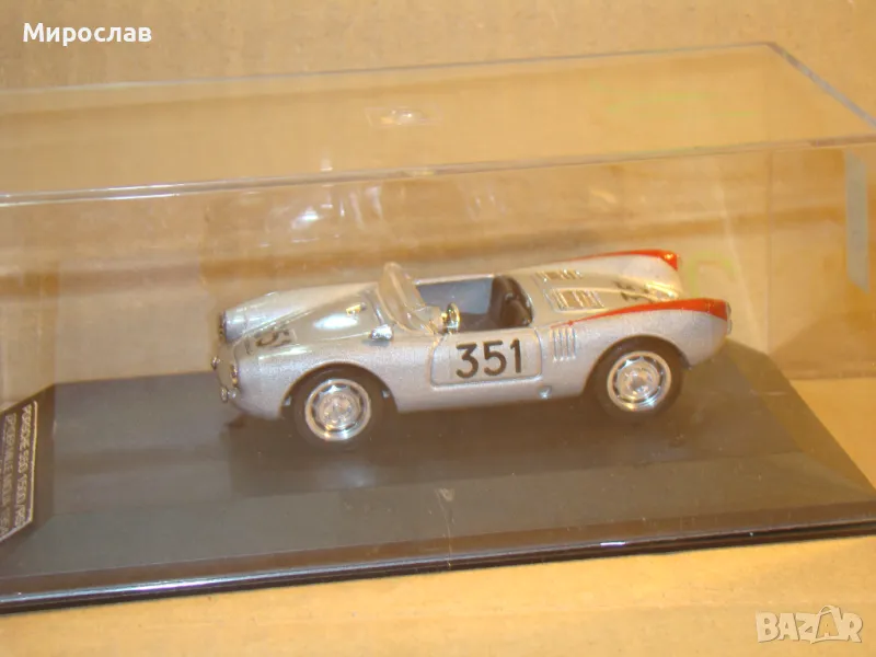 BRUMM 1:43 Porsche 550 1500/RS РАЛИ МОДЕЛ КОЛИЧКА, снимка 1