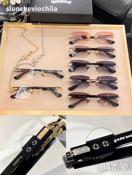 Chrome Hearts Sunglasses DEEP II Gold Deep 2 Deep 1 Слънчеви очила, снимка 1