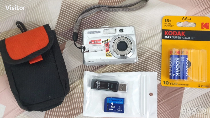 фотоапарат Pentax Optio E10, снимка 1