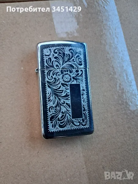 Zippo VenetianPolished Chrome Slim , снимка 1