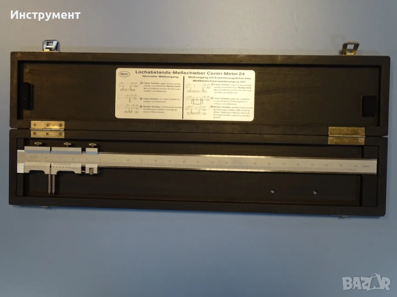 Шублер MAHR Centri-Meter24 за междуцентрово измерване 0-440mm, снимка 1