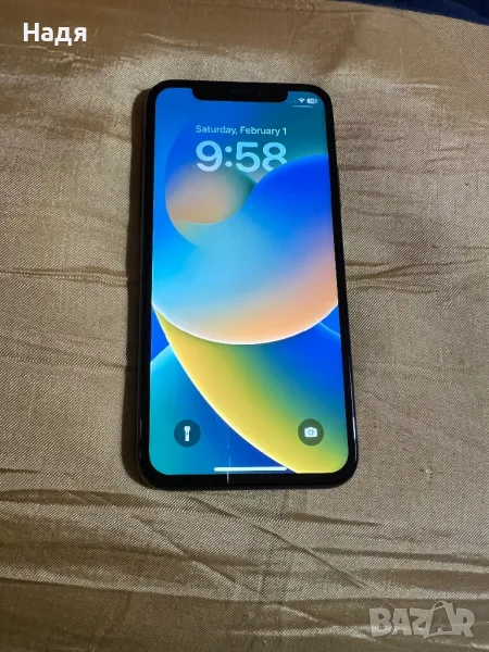 iPhone X -64 GB,Black,зарядно,не е заключен, снимка 1