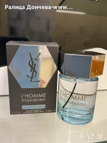 Парфюм без целофан-Yves Saint Laurent-L’homme-Cologne Bleue-EDT, снимка 1