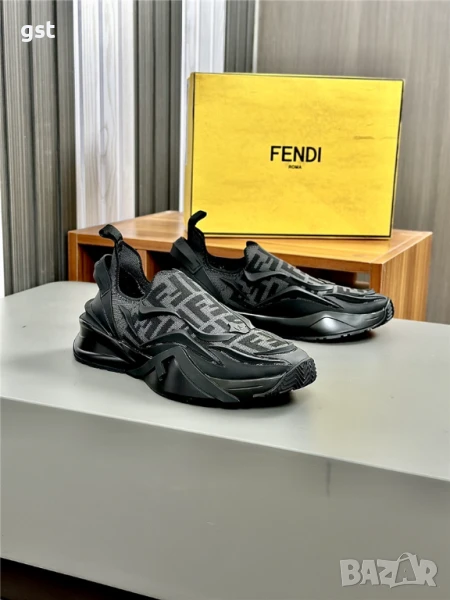 Редки Fendi Фенди Milano Дизайнерски Маратонки Унисекс Мъжки дамски спортни обувки , снимка 1