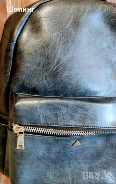 Нова Луксозна кожена раница, снимка 1