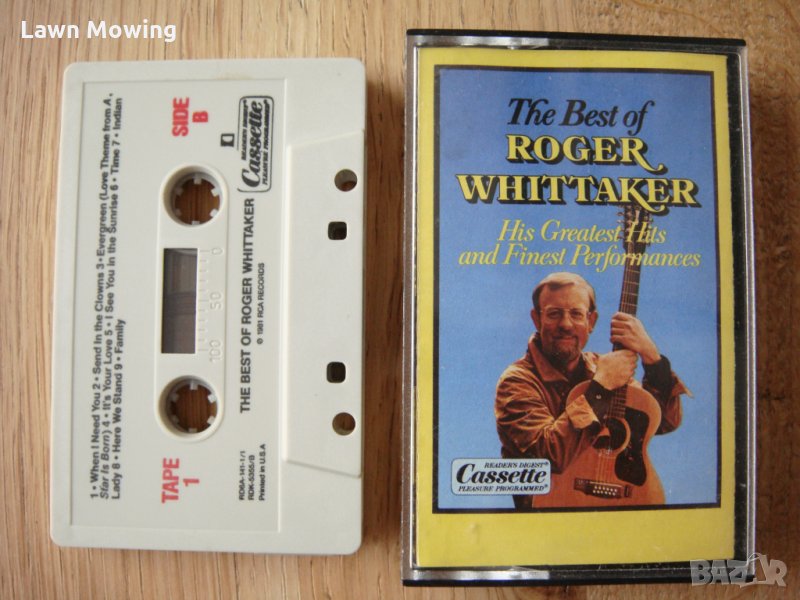 The best of Roger Whittaker - Аудио касета 1981 - Роджър Уитакър, снимка 1