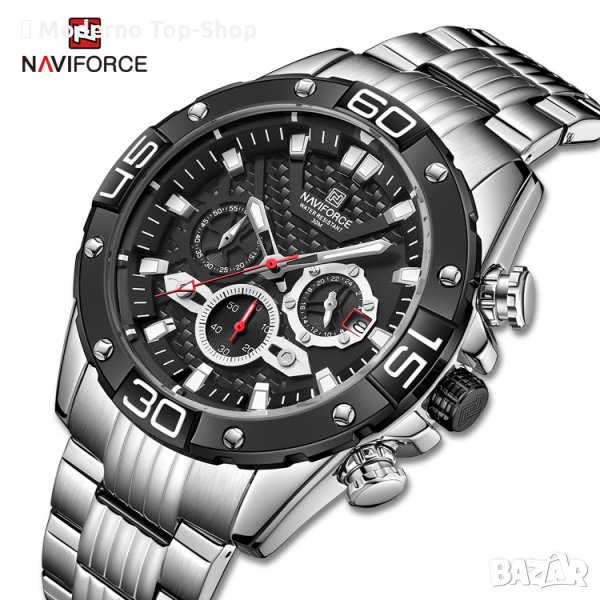 Мъжки часовник NaviForce Хронограф NF8019 SB., снимка 1