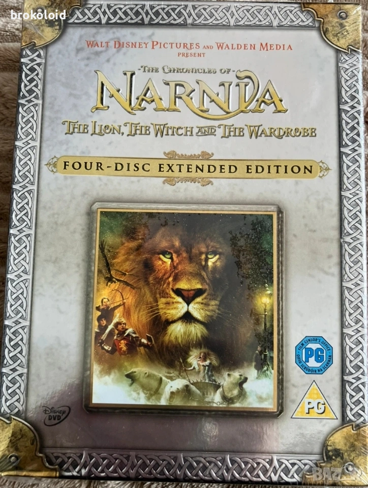 Хрониките на Нарния: Лъвът, Вещицата и Дрешникът Narnia: The Lion the Witch the Wardrobe 2005 DVD, снимка 1
