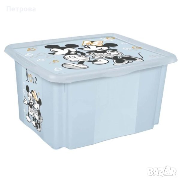 Кутия за детски играчки и аксесоари/синя кутия за съхранение на детски играчки и аксесоари , снимка 1