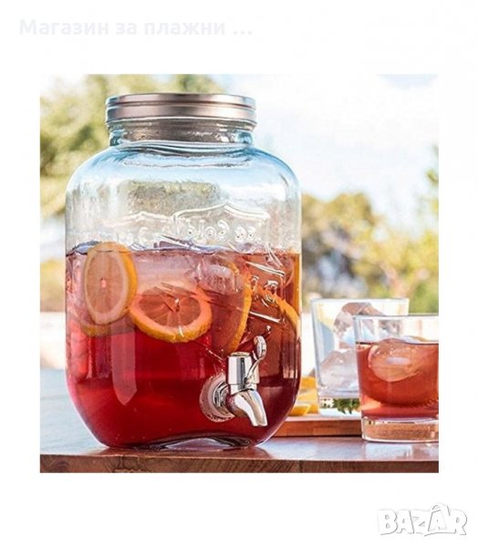 БУРКАН ЗА НАПИТКИ, ДИСПЕНСЪР С КРАНЧЕ - 4 Л. БЕЗ ИНФУЗЕР И 5 ЛИТРА С ИНФУЗЕР - код 1677, снимка 1