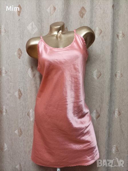 MOON RIVER 50 Розова сатенена нощница, снимка 1