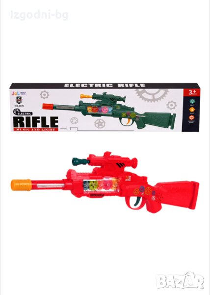 Детска пушка със снайпер с ефекти и вибрация, снимка 1