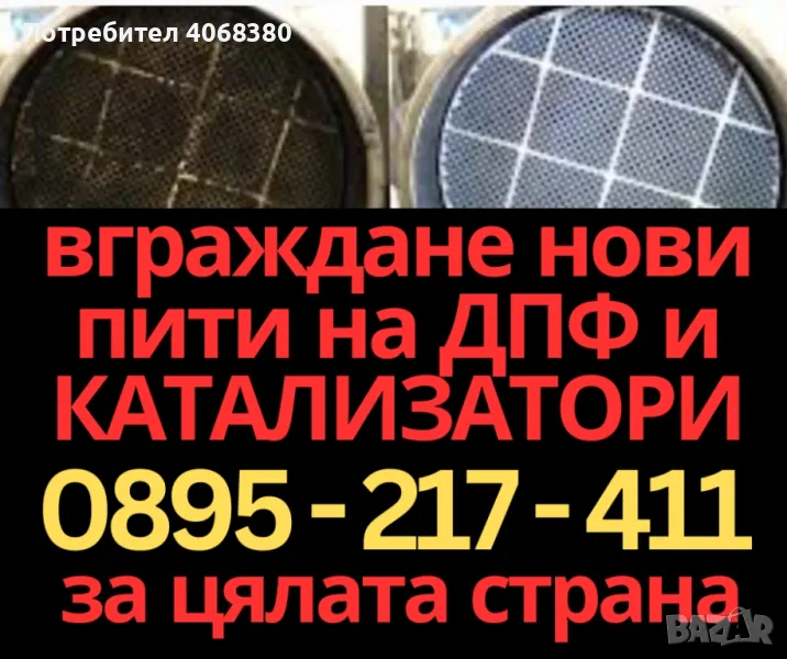 ВГРАЖДАНЕ на НОВИ ПИТИ на ДПФ DPF и КАТАЛИЗАТОРИ , снимка 1