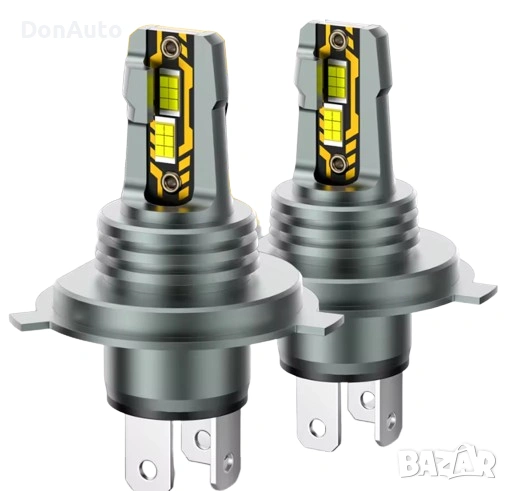 H4 LED крушки - 6500K, снимка 1