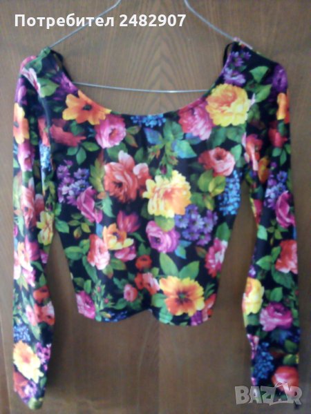 Къса дамска блуза, снимка 1