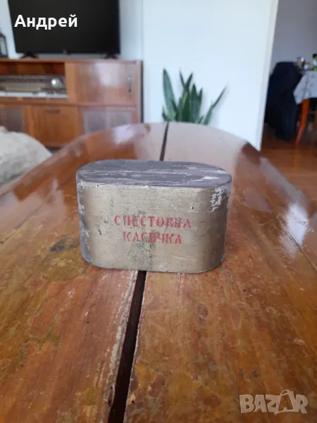 Стара дървена касичка #6, снимка 1