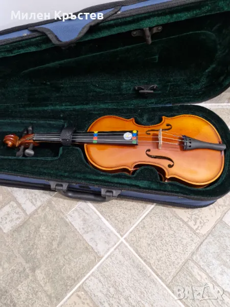 Цигулка 1/4 с калъф и колофон, снимка 1