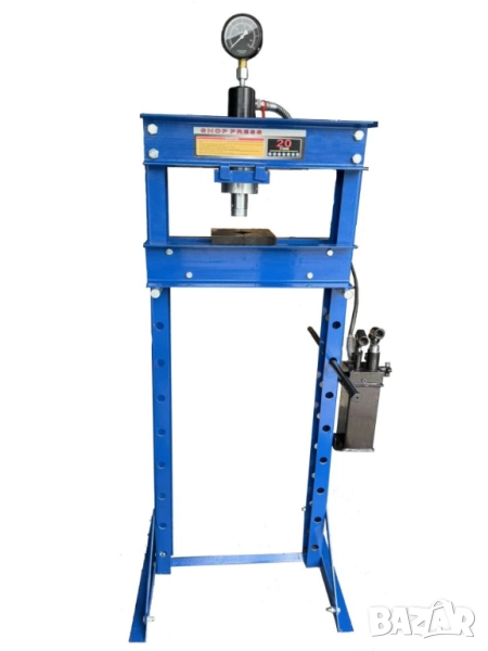Хидравлична преса 20 тона с 2 помпи, снимка 1