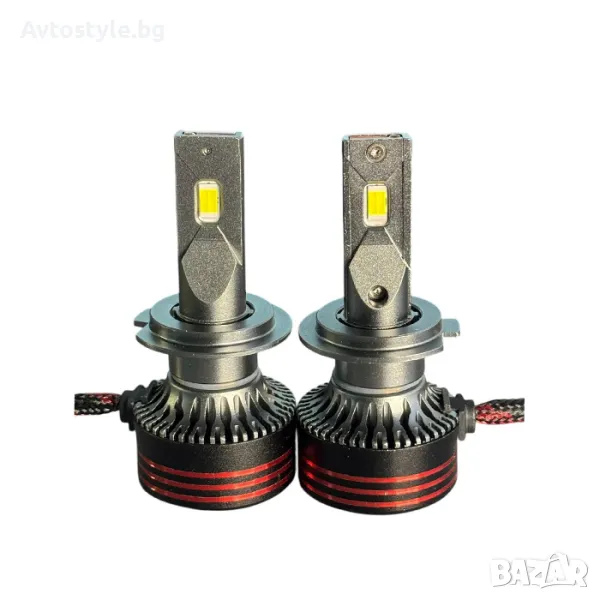 Крушки H7, Диодни, ЕКО, Н7, 12-24V, 2 БР, 100W, снимка 1