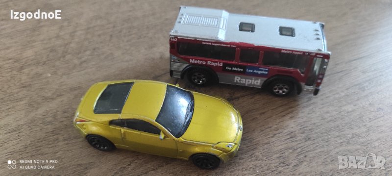 Mattel Matchbox 2003 Nissan 2 и 2004 City bus , снимка 1