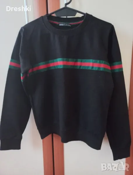 дамска черна блуза, снимка 1