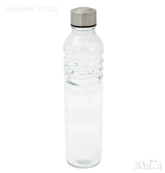 Стъклена бутилка с метален капак, 1.25л., снимка 1