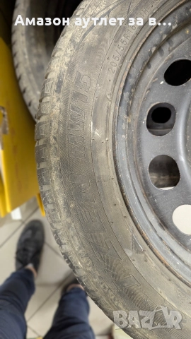 Железни джанти с гуми , снимка 9 - Гуми и джанти - 52641813