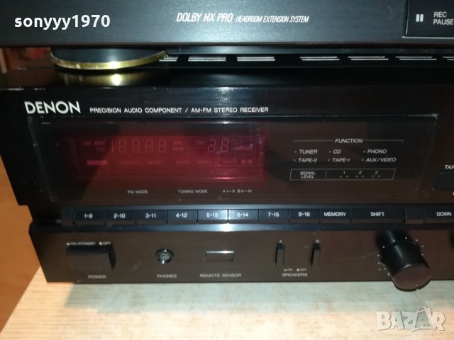 denon 3head deck+denon receiver 1502221108, снимка 6 - Ресийвъри, усилватели, смесителни пултове - 35794072