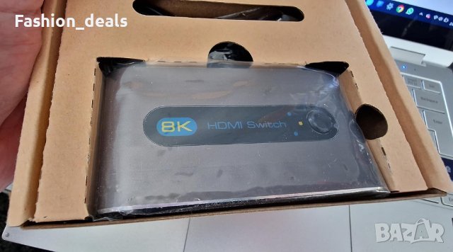 Нов 8K 2 в 1 HDMI превключвател Ръчен селектор за  PS5, PS4, Nintendo Switch, снимка 8 - Друга електроника - 41959059