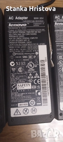 Оригинално зарядно Lenovo 20v 4.5A., снимка 2 - Друга електроника - 52670234