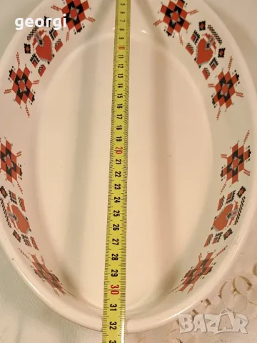 Керамично елипсовидно плато  23/2, снимка 4 - Аксесоари за кухня - 49309320